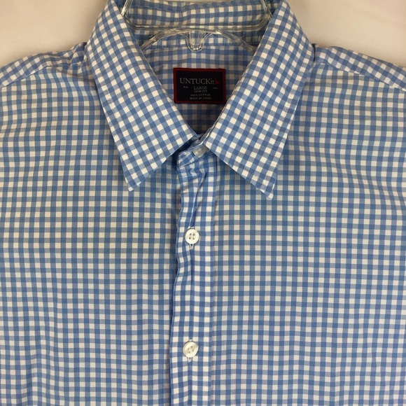 UNTUCKit Other - UNTUCKit Men’s Large Slim Fit Short Sleeve Shirt